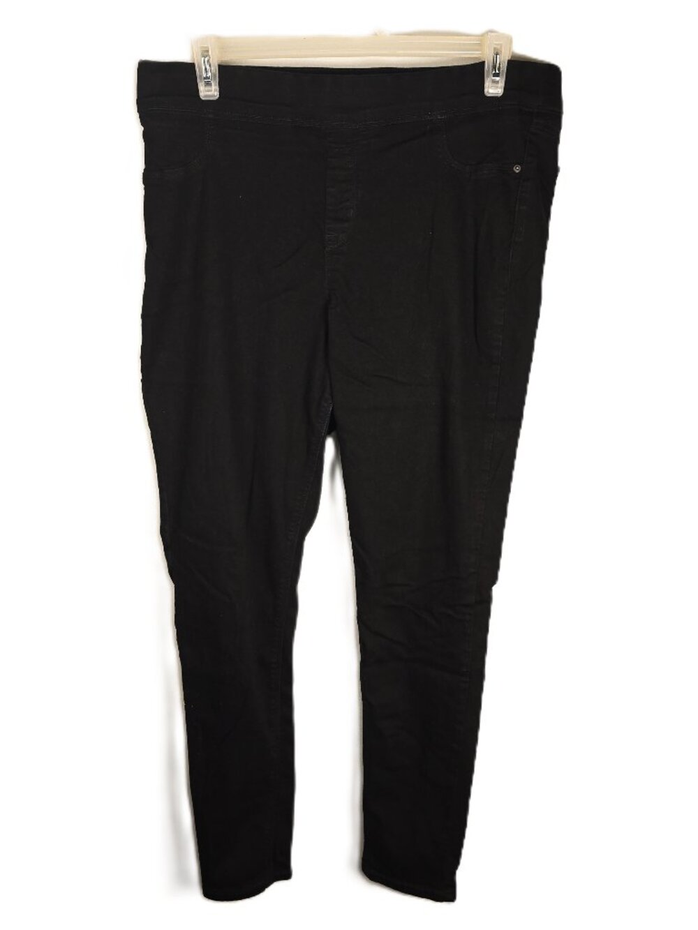 Old Navy Rockstar Jeggings Womens 18L Long Skinny Black Denim Blackjack